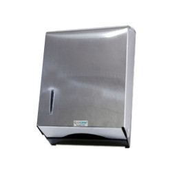 Dispenser Inox  Papel Toalha Interfolhado 2 ou 3 Dobras AUR